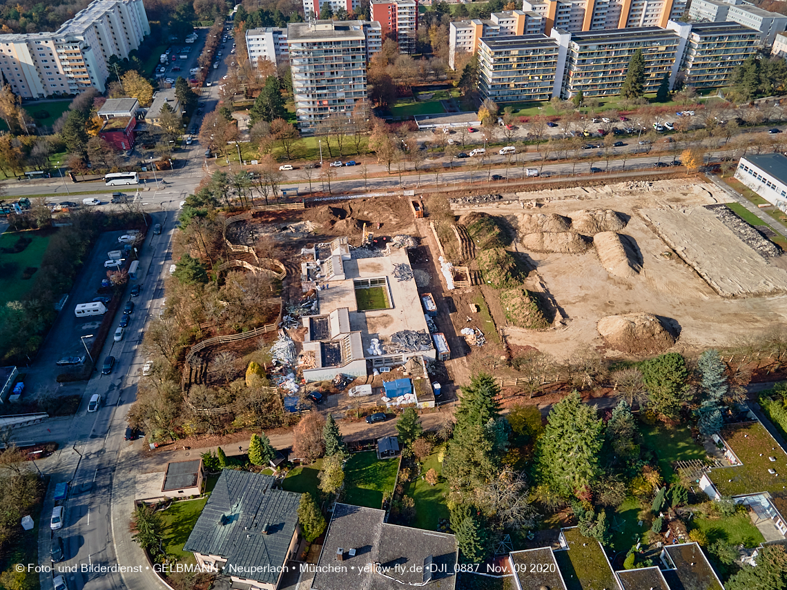 09.11.2020 - Baustelle Grundschule am Karl-Marx-Ring in Neuperlach